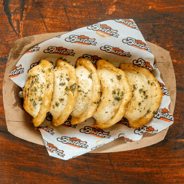 Garlic Pierogies.